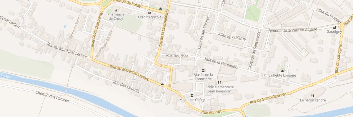 Plan du 6 Rue Bouchot à Chécy