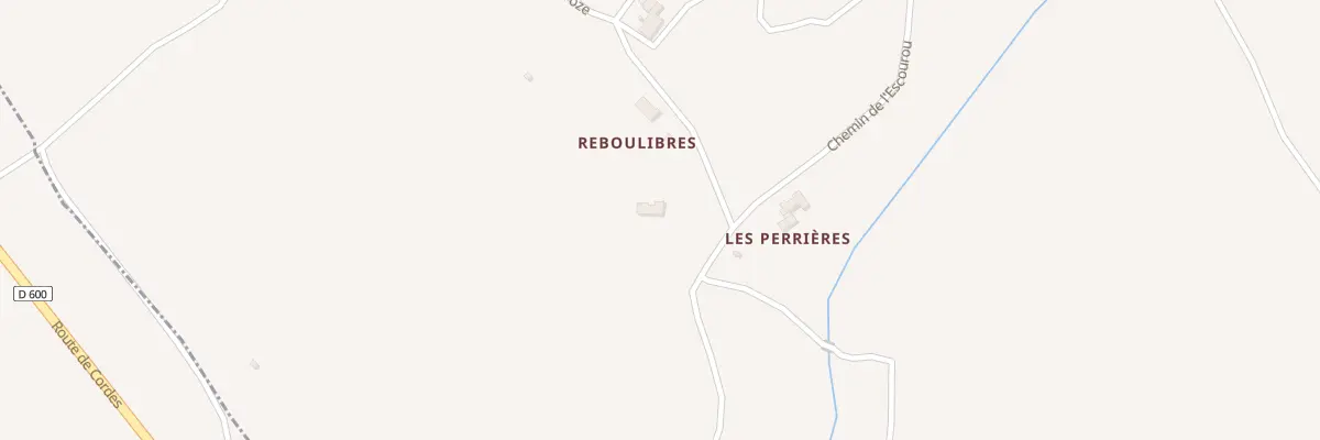 Plan du 5014 Au Bourg à Milhavet