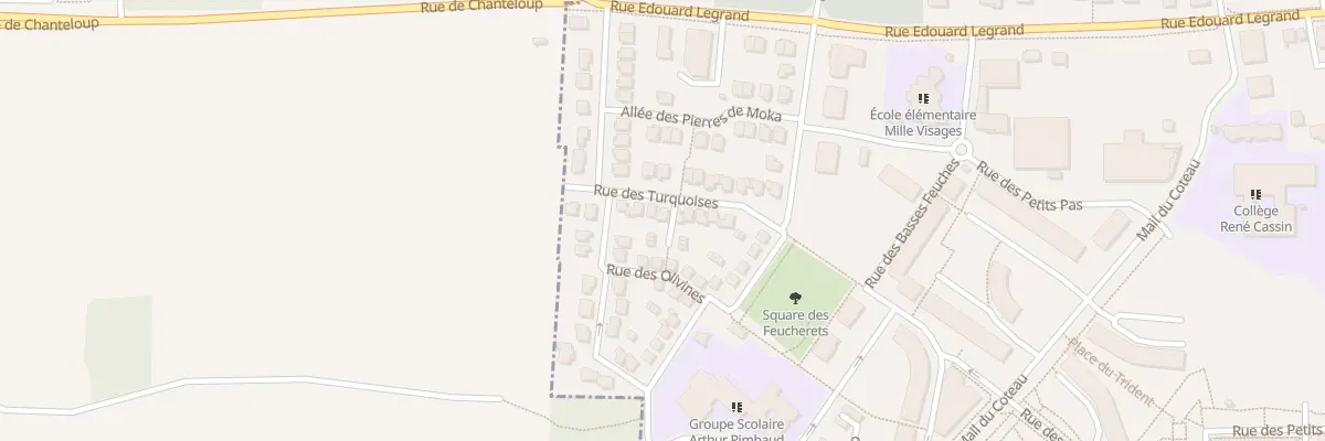 Plan du 12 Rue des Turquoises à Chanteloup-les-Vignes