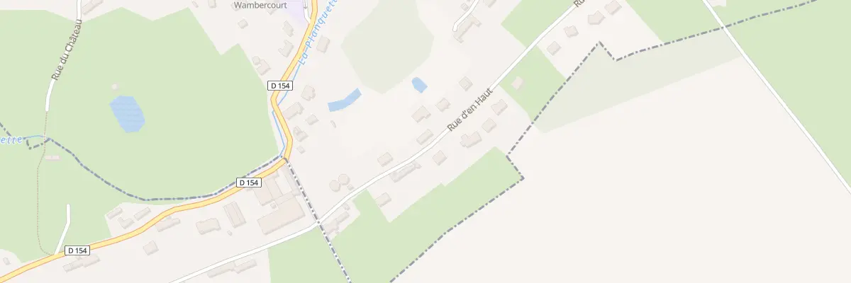 Plan du 3 Rue d’En Haut à Wambercourt