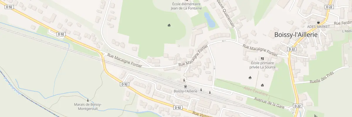 Plan du 22 Rue Macaigne Fortier à Boissy-l’Aillerie