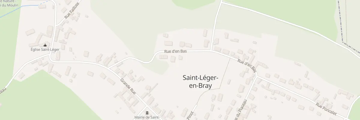 Plan du 16 Rue d’En Bas à Saint-Léger-en-Bray