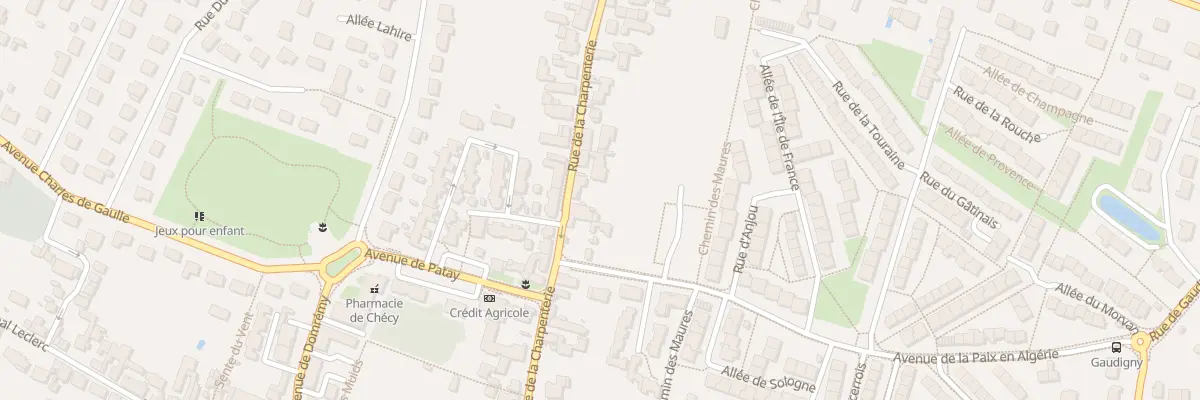 Plan du 20 Rue de la Charpenterie à Chécy