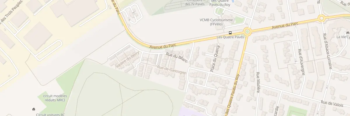 Plan du 1 Sq du Bourbonnais à Montigny-le-Bretonneux