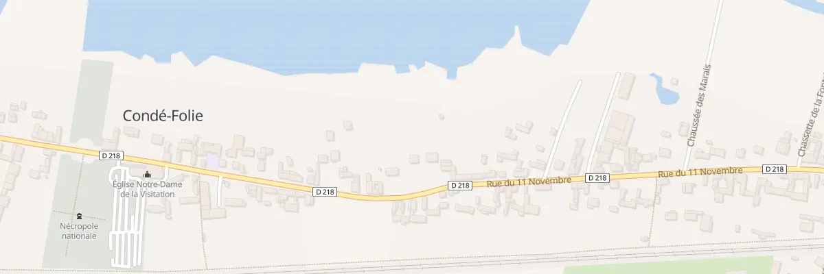 Plan du 39 Rue du 11 Novembre à Condé-Folie