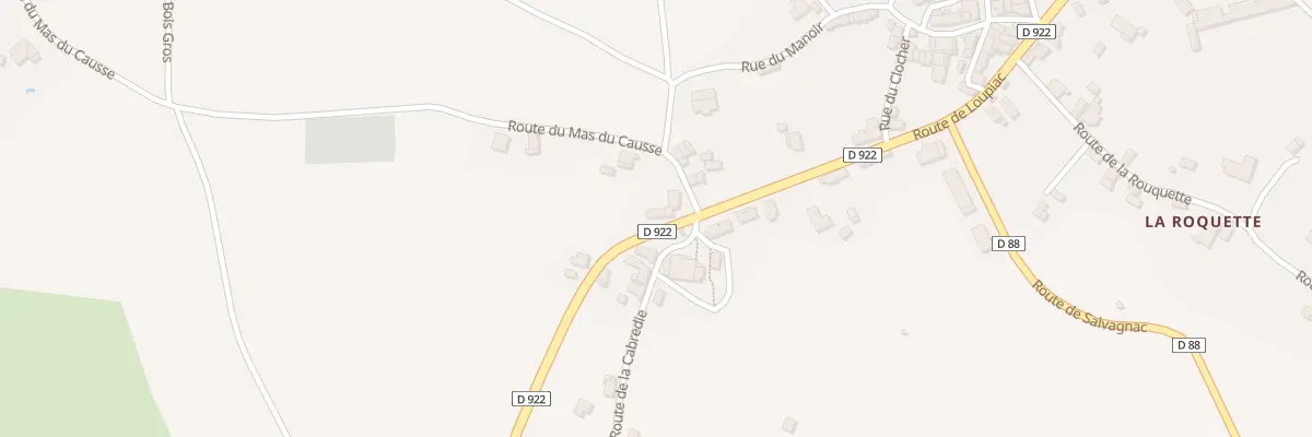 Plan du 5234 La Cabredie à Causse-et-Diège