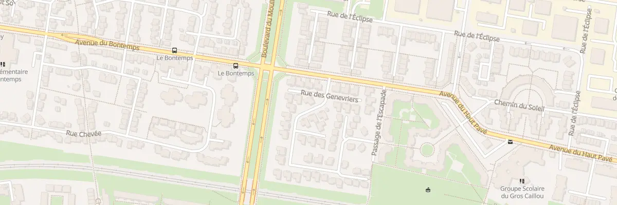 Plan du 14 Rue des Genevriers à Cergy