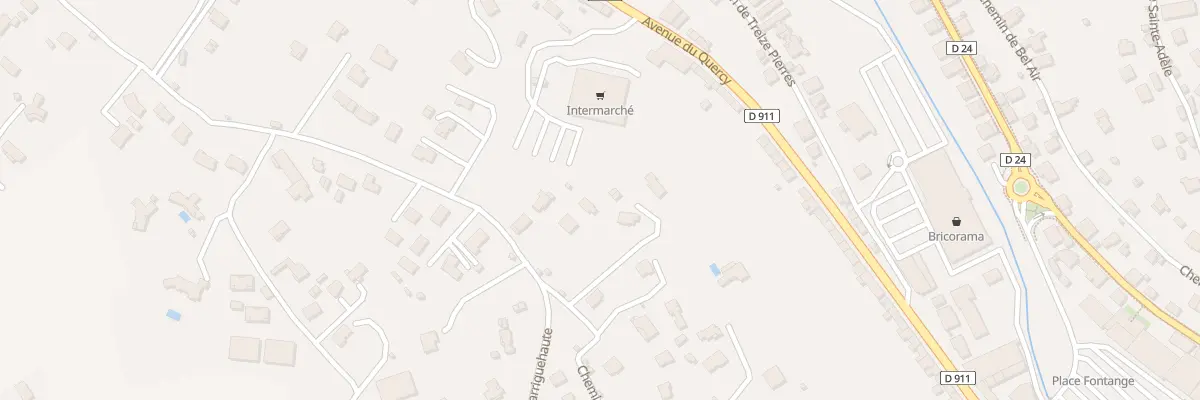 Plan du 30 Rue de Garrigueherme à Villefranche-de-Rouergue
