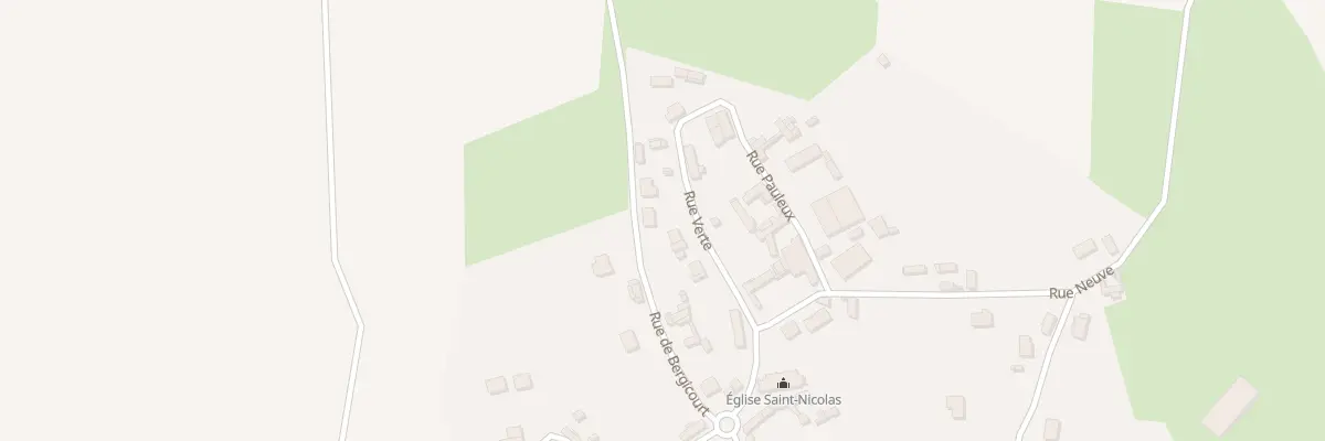 Plan du 6 Rue de Bergicourt à Sentelie
