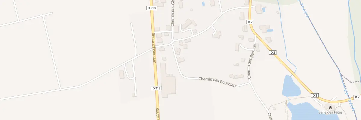 Plan du 33 Che de la Bondonnerie à Diou