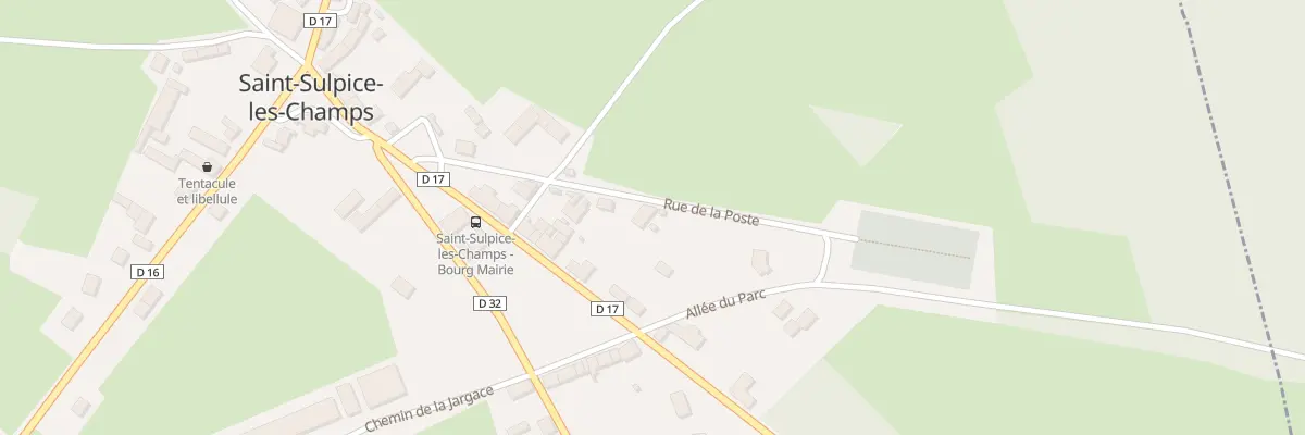 Plan du 6 Rue de la Poste à Saint-Sulpice-les-Champs