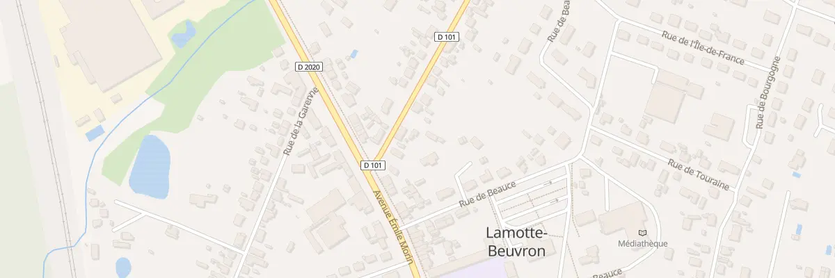 Plan du 6 Rue François Blache à Lamotte-Beuvron