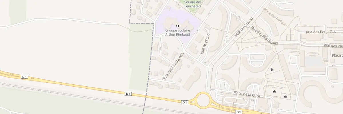 Plan du 8 Rue des Feucherets à Chanteloup-les-Vignes