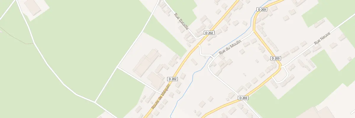 Plan du 42 Rue de Blequin à Nielles-lès-Bléquin