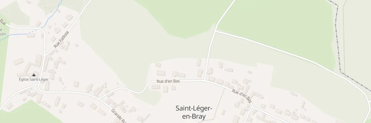 Plan du 1 Rue de la Fontaine à Saint-Léger-en-Bray