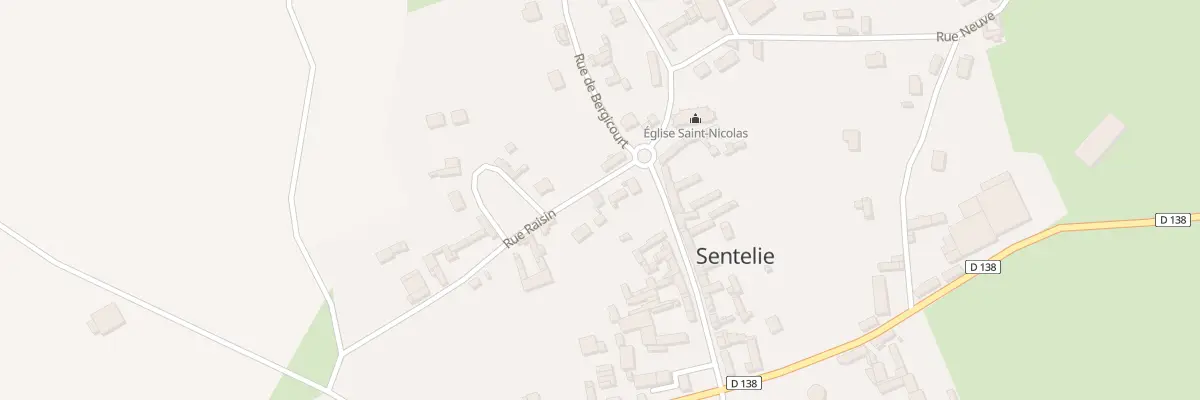 Plan du 3 Rue Raisin à Sentelie
