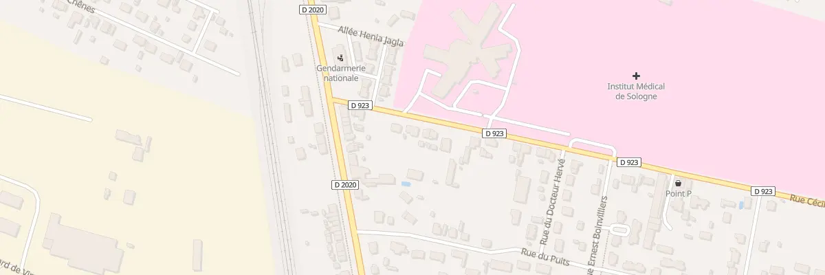Plan du 12 Rue Cécile Boucher à Lamotte-Beuvron