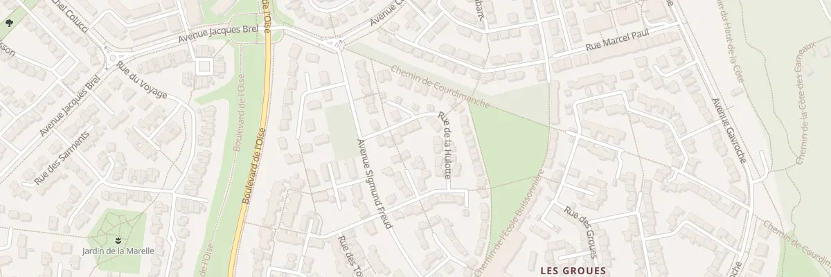Plan du 37 Rue de la Hulotte à Vauréal