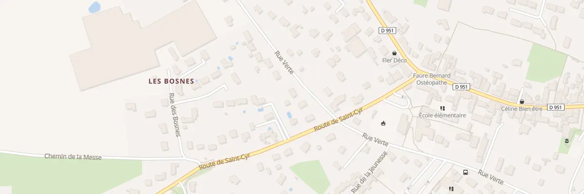 Plan du 988 Rue Verte à Sandillon