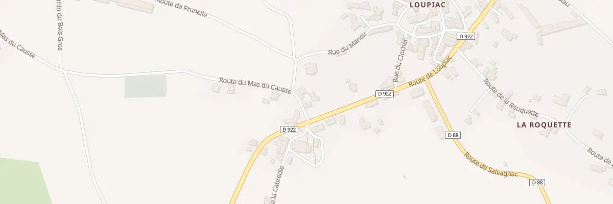 Plan du 26 Rte du Mas du Causse à Causse-et-Diège