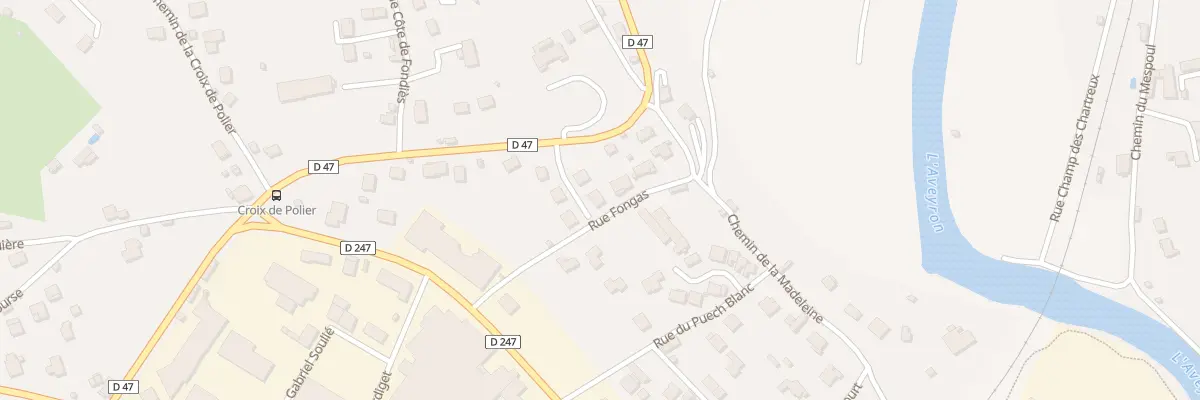 Plan du 9003 Av de la Libération à Villefranche-de-Rouergue