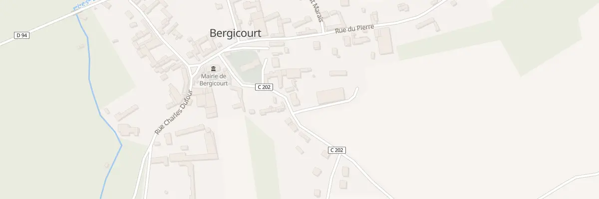 Plan du 12 Rue du Sept Juin 1940 à Bergicourt