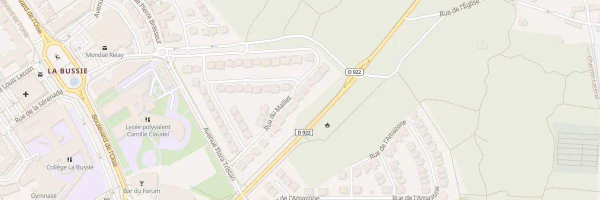 Plan du 36 Rue du Maillet à Vauréal