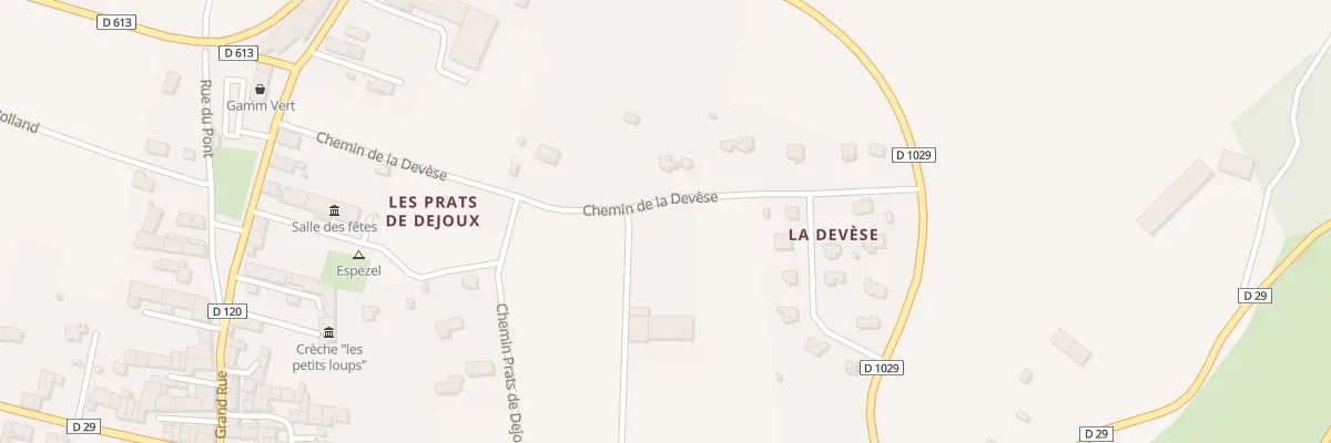 Plan du 18 Chem de la Devèse à Espezel