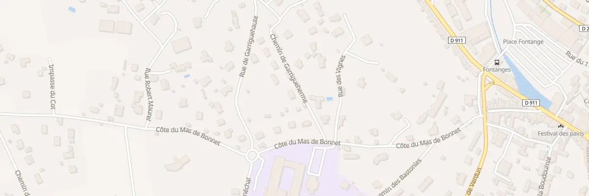 Plan du 3 Rue de Garrigueherme à Villefranche-de-Rouergue