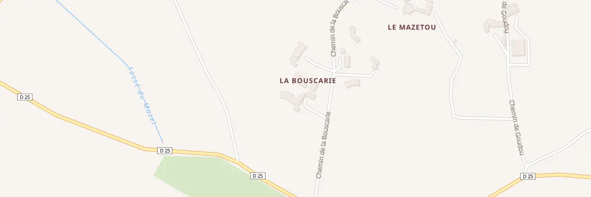Plan du 48 Che de la Bouscarié à Villeneuve-sur-Vère