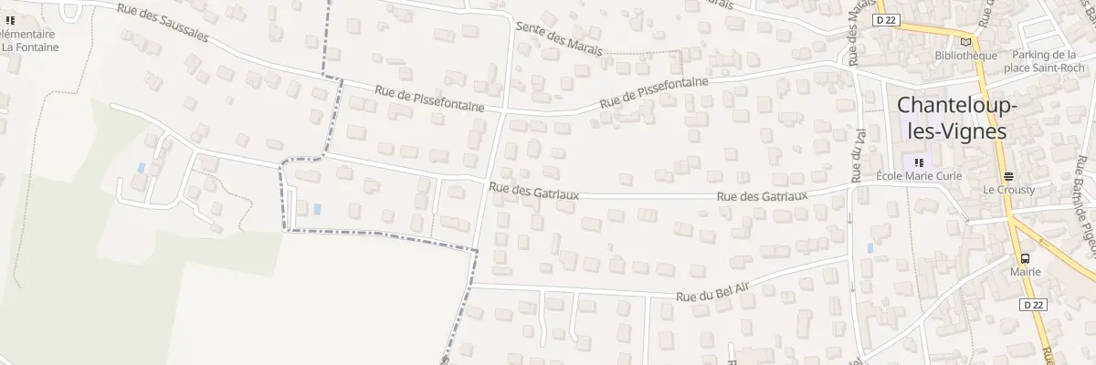 Plan du 30 Rue des Gatriaux à Chanteloup-les-Vignes