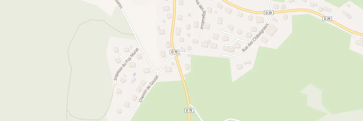 Plan du 13 Rue de la Croix de Maurel à Servières-le-Château