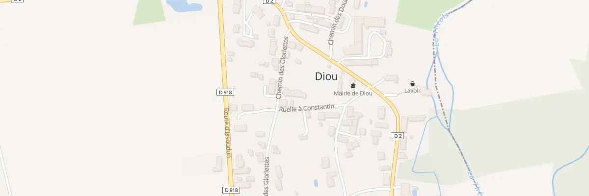 Plan du 104 Rle à Constantin à Diou