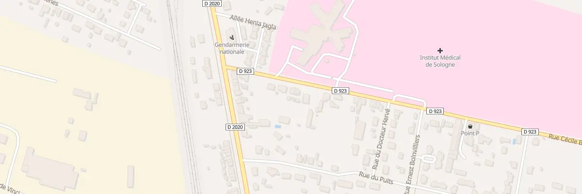 Plan du 14 Rue Cécile Boucher à Lamotte-Beuvron