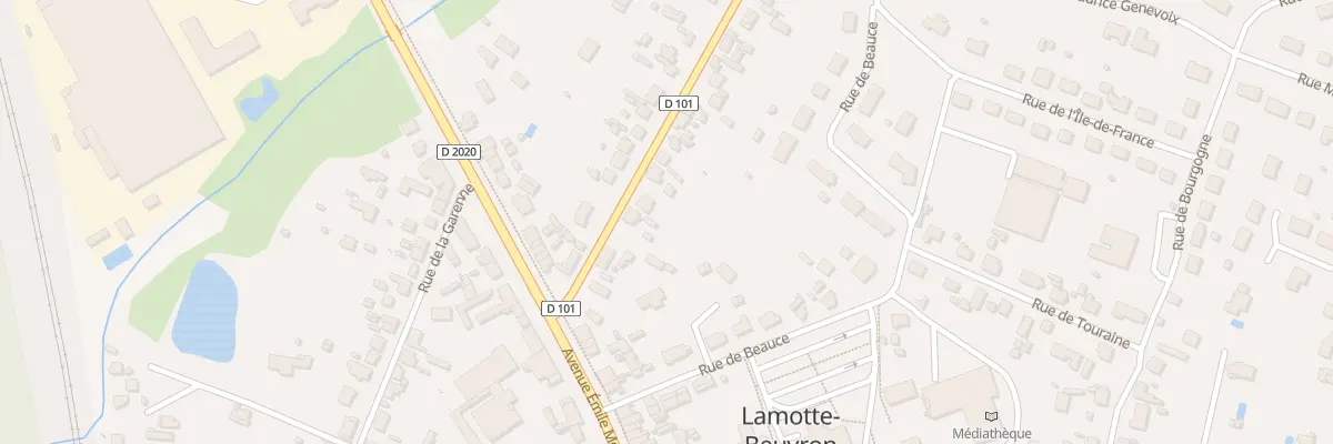 Plan du 12 Rue François Blache à Lamotte-Beuvron