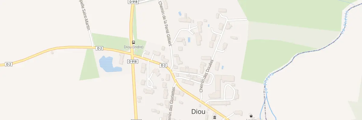 Plan du 275 Che de la Ferte Gilbert à Diou