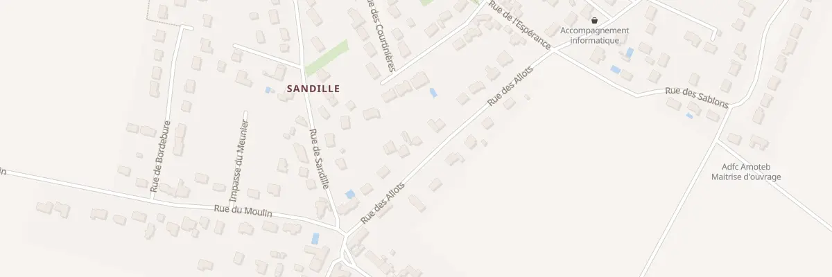 Plan du 522 Rue des Allots à Sandillon