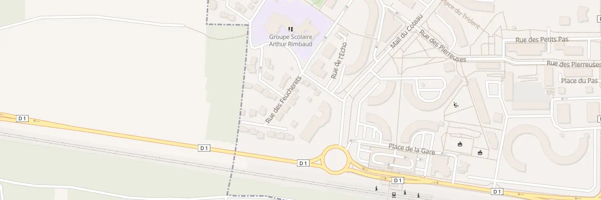 Plan du 5 Rue des Feucherets à Chanteloup-les-Vignes