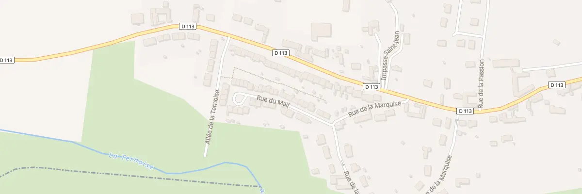 Plan du 7 Rue du Mail à Hesdin-la-Forêt