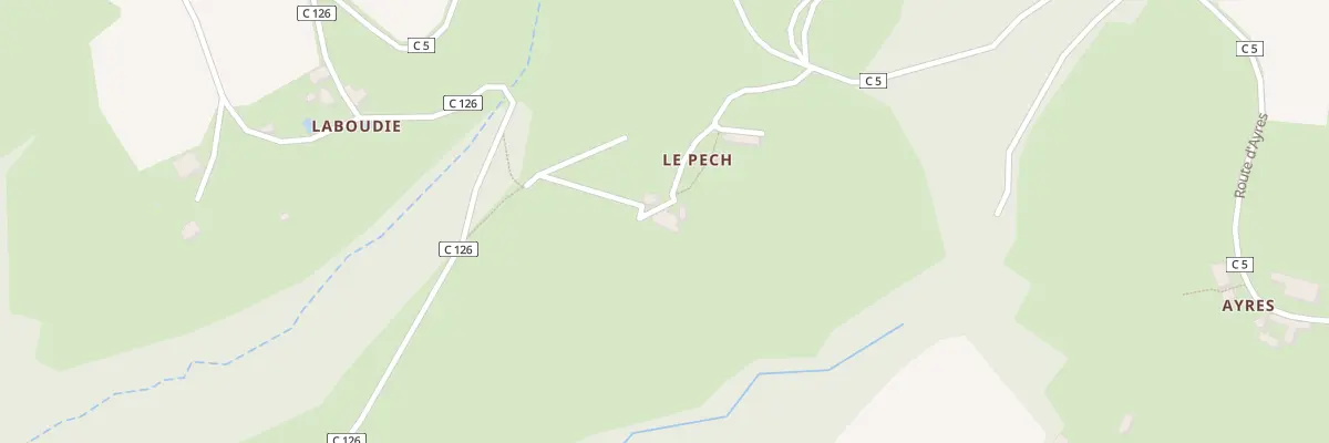 Plan du 5202 Le Pech à Cardaillac