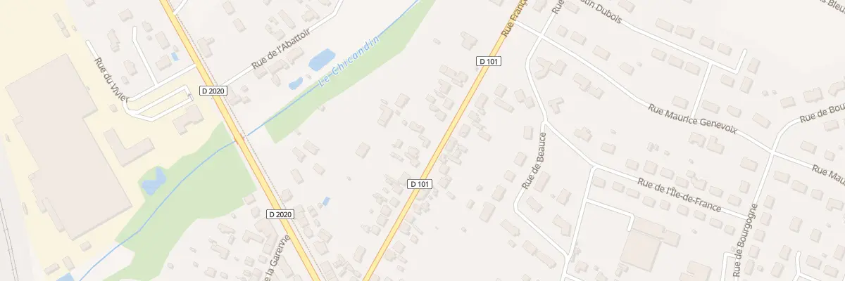 Plan du 25 Rue François Blache à Lamotte-Beuvron