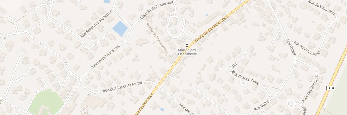 Plan du 15 Rte de Saint Germain à Saint-Nom-la-Bretèche