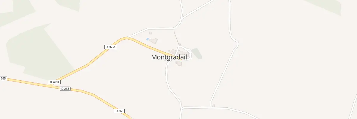 Plan du 3 Montgradail à Montgradail