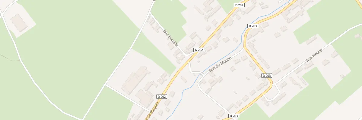 Plan du 1 Rue Bataille à Nielles-lès-Bléquin
