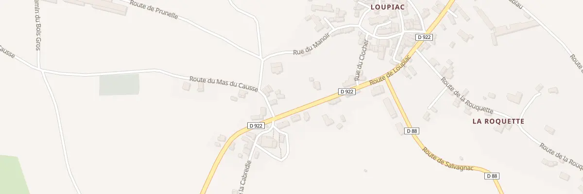 Plan du 5043 La Cabredie à Causse-et-Diège