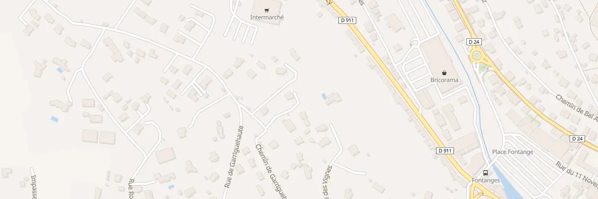 Plan du 20 Rue de Garrigueherme à Villefranche-de-Rouergue