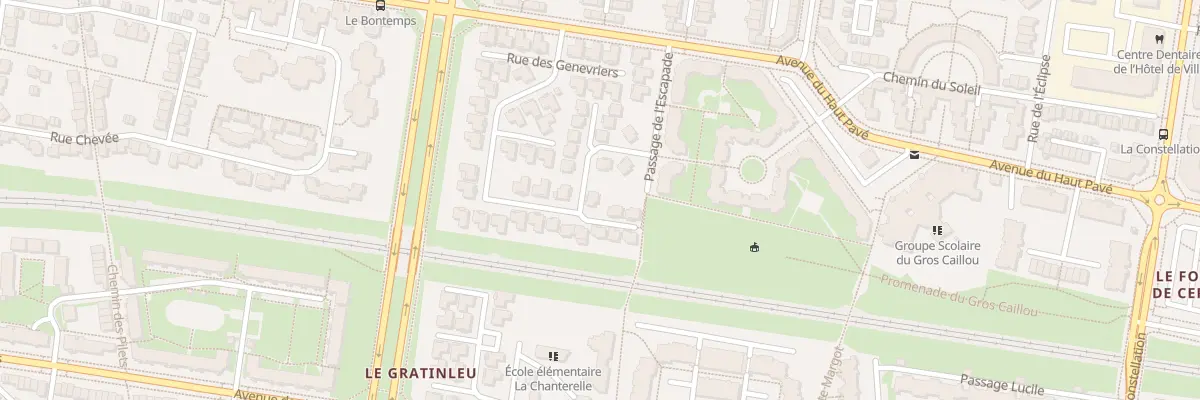 Plan du 54 Rue des Genevriers à Cergy
