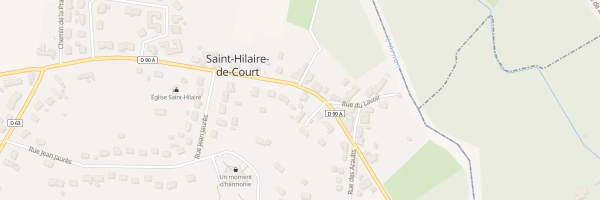 Plan du 13 Rue Jean Moulin à Saint-Hilaire-de-Court