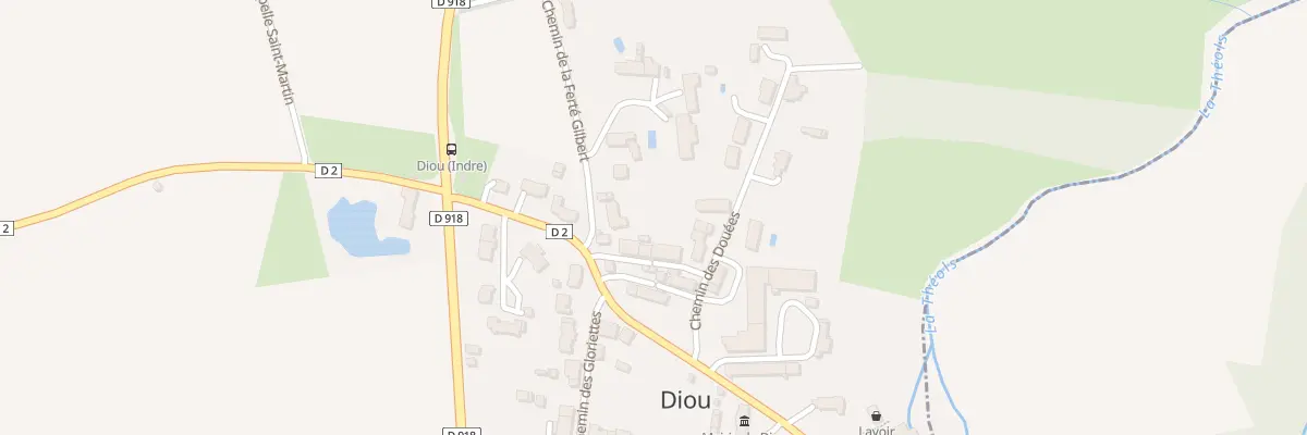 Plan du 33 Che des Douees à Diou