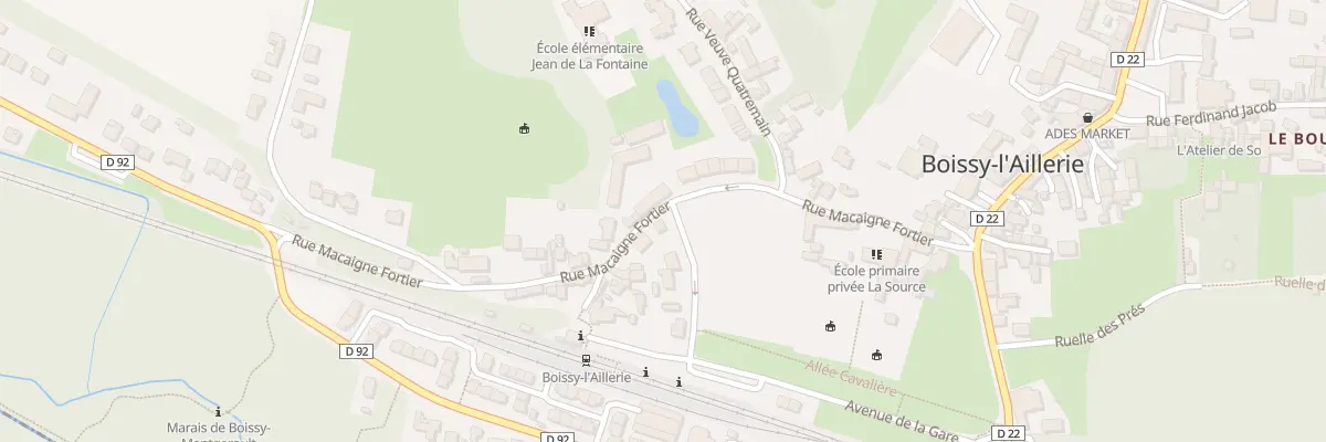 Plan du 5 Rue du Docteur Thelmier à Boissy-l’Aillerie